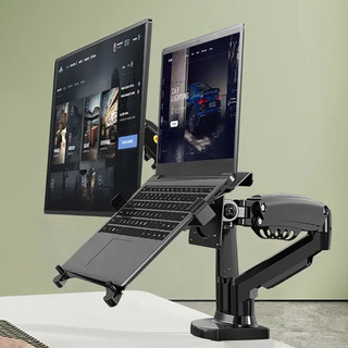 Dual Stand De F160-fp Admite Monitor Y Computadora Portátil Dual Stand De F160-fp Admite Monitor Y Computadora Portátil