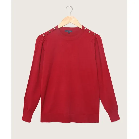 Saco Mujer  Cuello Redondo Cereza Viscosa 30330502-73416