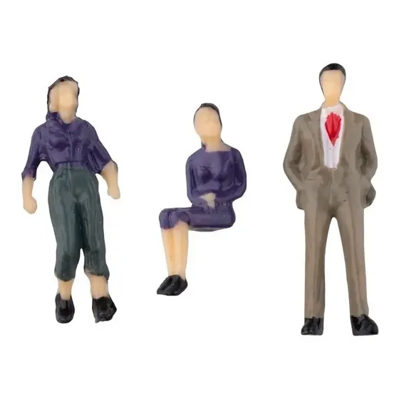 Personitas Para Maqueta O Casa De Muñeca Pack 12 Un.