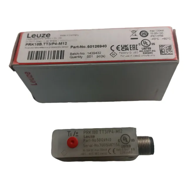 Sensor Leuze No. 50126940 Prk18b.tt3/p4-m12