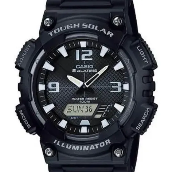 Reloj Casio Hombre Aq-s810w-1avdf Negro Negro Negro