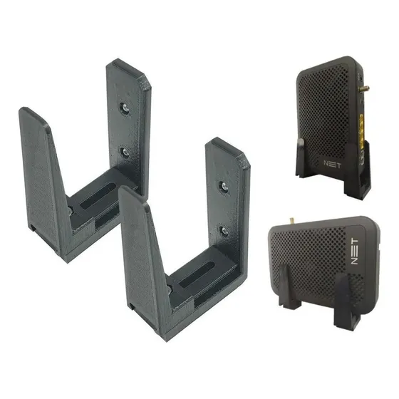 Suporte Parede Para Roteador Modem Vivo Fibra Net Parafusos