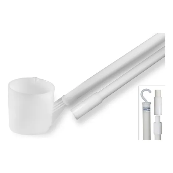Muestreador Fijo 3.7mt C/frasco De 1000ml(1lt) Bel-art Blanco