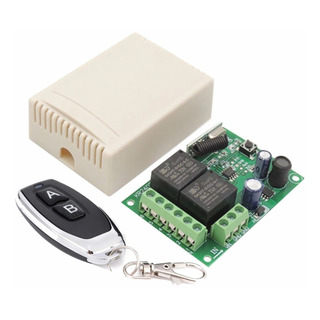 Controle Remoto Sem Fio Acionamento Rele 2 Canais 12v 24v Dc Controle Remoto Sem Fio Acionamento Rele 2 Canais 12v 24v Dc