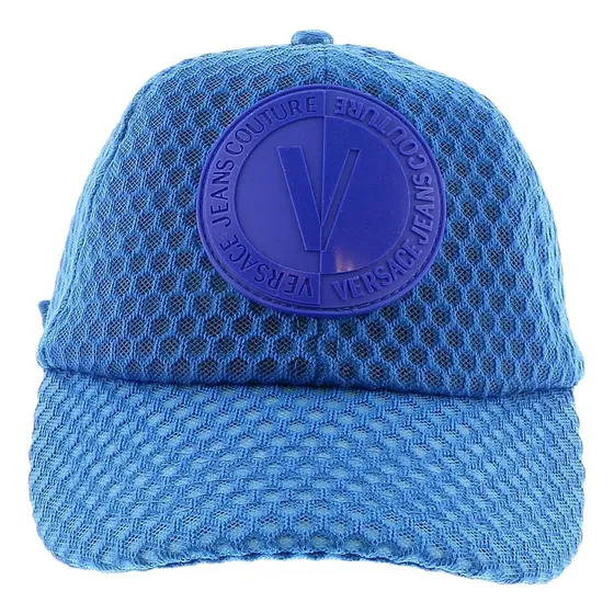 Versace Jeans Couture Gorra De Béisbol Con Medallón Azul