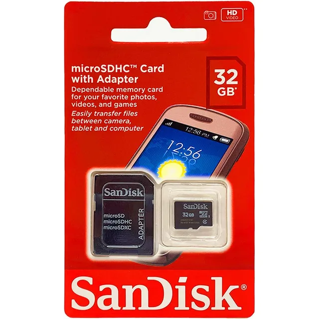 Tarjeta De Memoria Sandisk De 32gb Microsdhc
