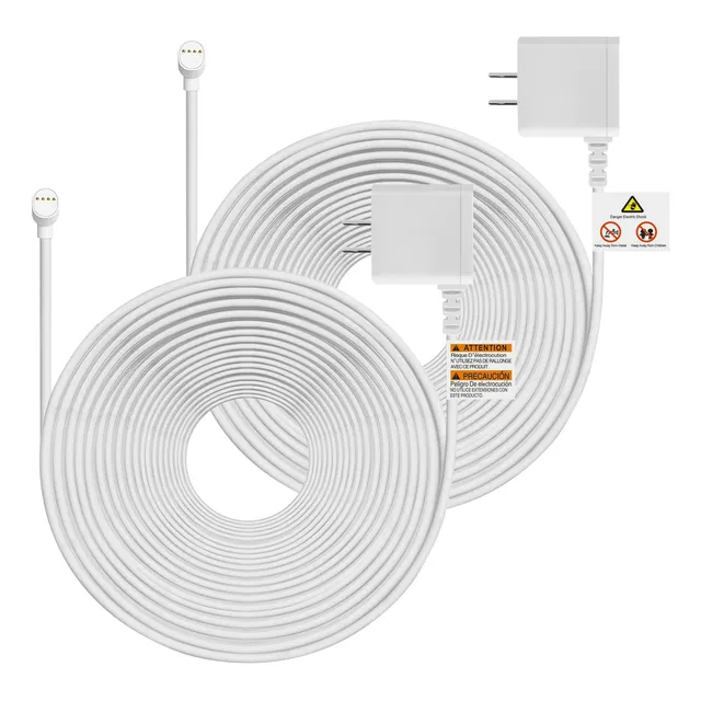 Imah Pack De 2 Cables De Carga Para Google Nest Cam