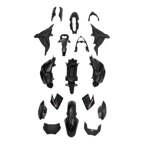 Kit De Tapas Completo Para Suzuki Gixxer 150 Negro Mtc
