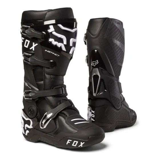 Botas Instinct Negra Motocross Moto Enduro Fox Juri Atv 
