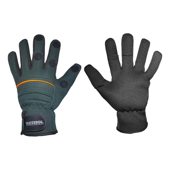 Guantes Neoprene Waterdog 3mm Antideslizante Pesca Frio