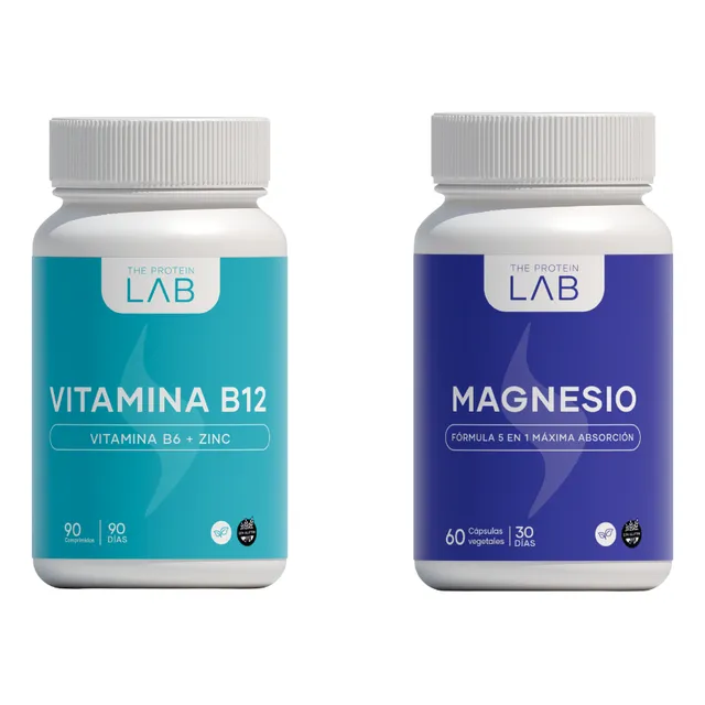 Magnesio 400mg Fórmula 5 En 1 + Vitamina B12, B6 Y Zinc