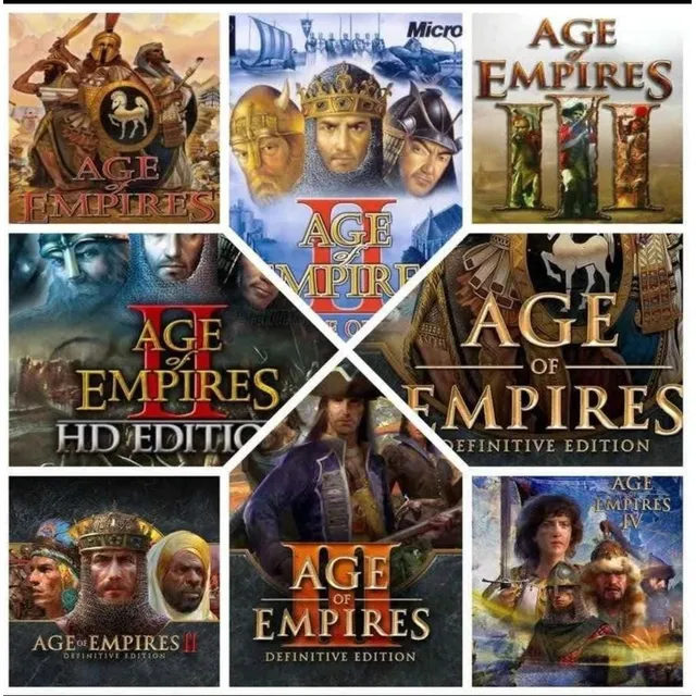 Colección Age Empires 1,2,3,4 Y Mithology Extended -pc