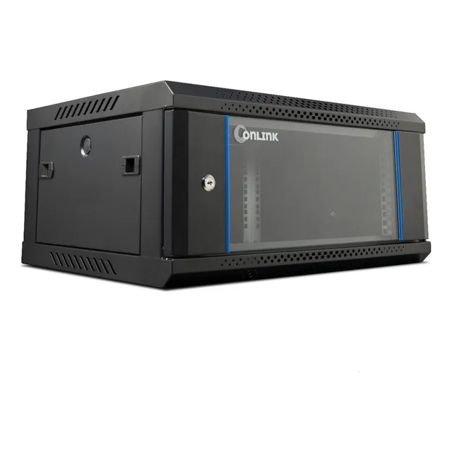 Rack Gabinete Pared Cerrado 4u Fijo 3 Cerraduras 600x450x280