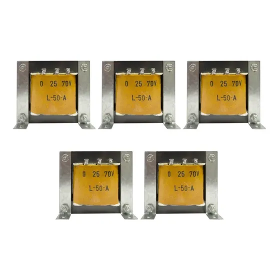 5 Pzs Transformador De Acoplo En Línea De Audio Radson L50a