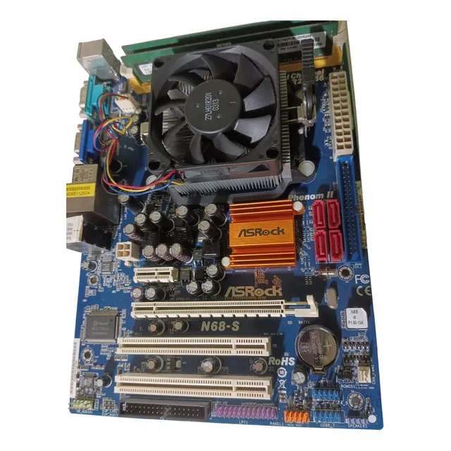 Combo Board Asrock N68 + Amd Phenom + 4gb Ram