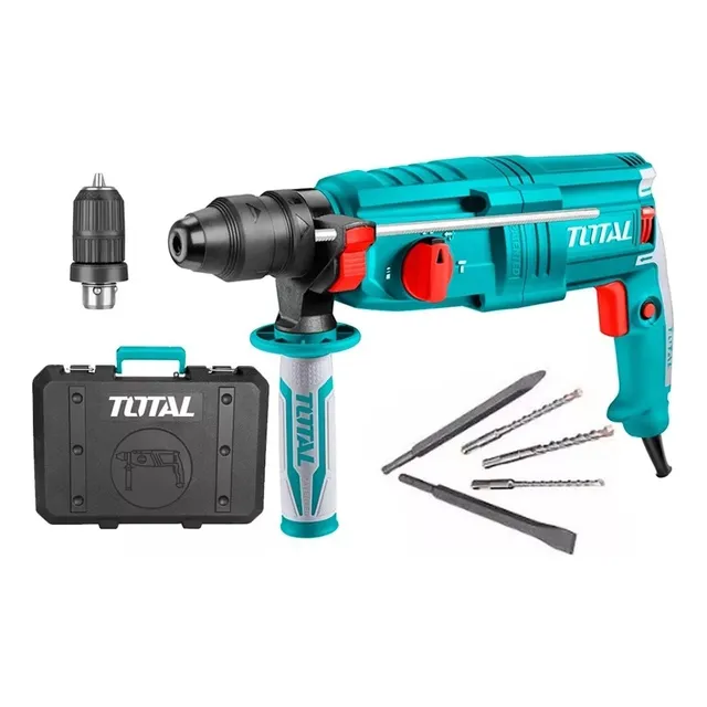 Rotomartillo Uso Rudo 800 W Industrial Super Completo, Total