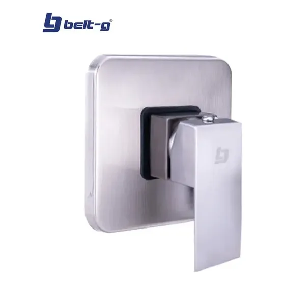 Llave Griferia Ducha Monomando Fria Caliente Cuadrada Acero