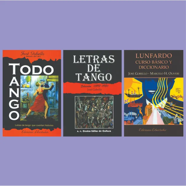 Todo Tango / Letras De Tango / Diccionario De Lunfardo Lote