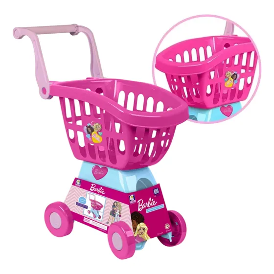Brinquedo Cotiplas Carrinho De Compras Barbie Chef 2493