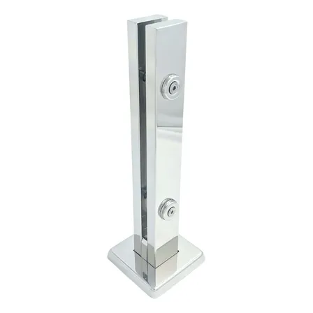 Kit 10 Coluna Torre Pinça 40 Cm Em Aço Inox Polido