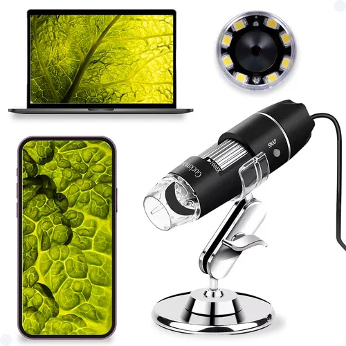 Microscópio Digital Usb 1600x Hd Lupa Eletronicos Pc Android