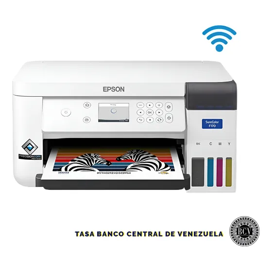 Impresora Epson F170 Fabricada Para Sublimación Wifi Usb