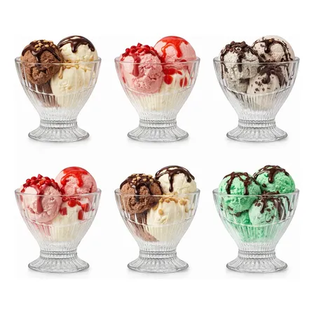 Jogo Com 6 Taças Para Sobremesa 180ml Casambiente Latinos