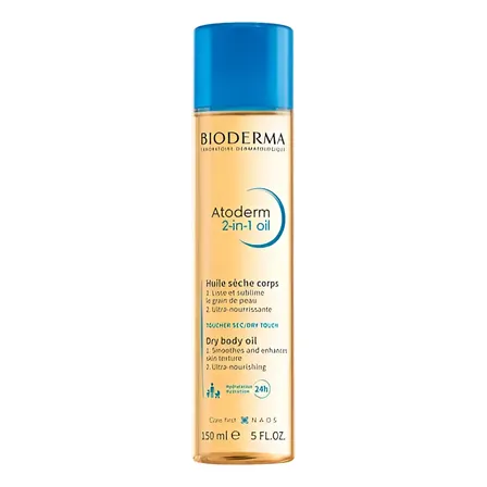 Óleo Corporal Hidratante Bioderma Atoderm 2in1 Oil 150ml | Pele Normal A Seca Care First