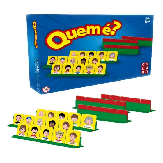 Jogo Tabuleiro Brincando Quem É? Brinquedo Diversão Familia
