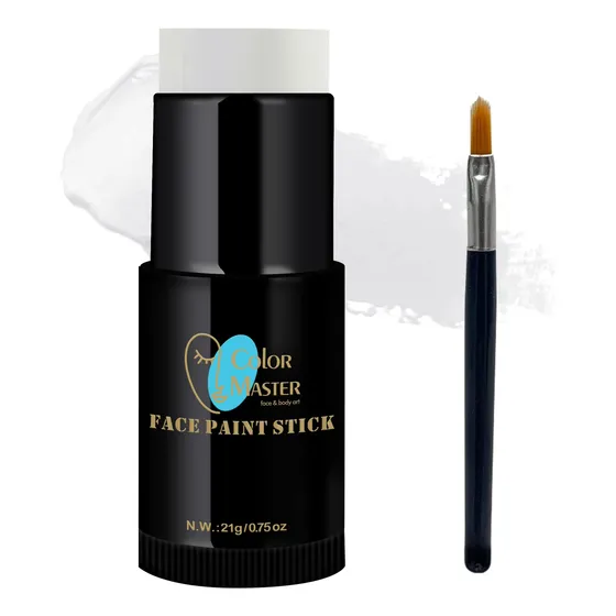 Colormaster - Pintura Facial Blanca Para El Cuerpo (0.75 Onz
