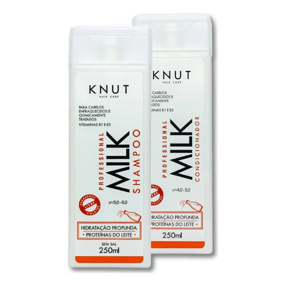Kit Linha Knut Milk 2 Produtos Shampoo + Condicionador