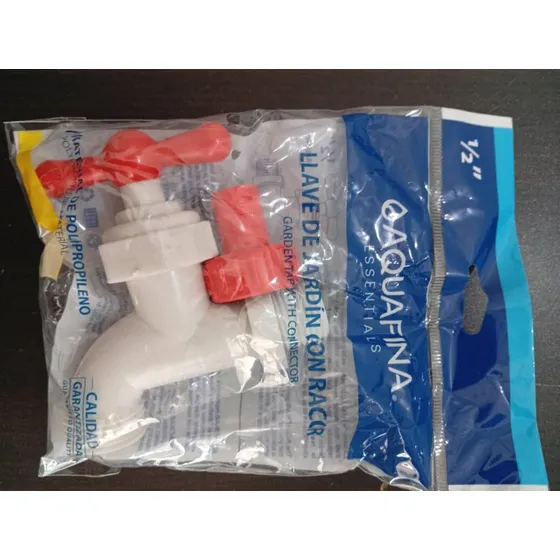 Llave De Jardin C/racor Polipropeno 1-1/2