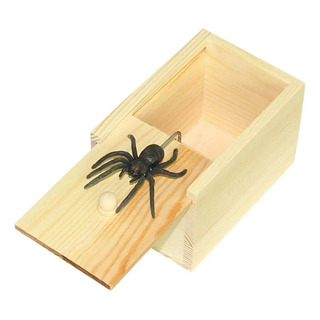 Para Caja De Madera, Broma Artesanal, Caja Spider Para Caja De Madera, Broma Artesanal, Caja Spider