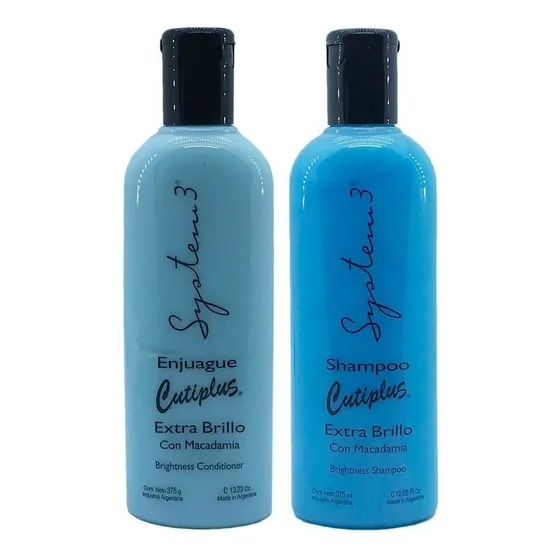 Kit System 3 Cutiplus Shampoo + Acondicionador Extra Brillo