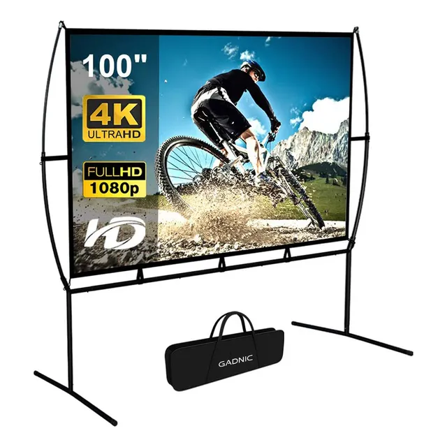 Pantalla para Proyector 100 Pulgadas Gadnic PROJ0066 Portátil Soporte