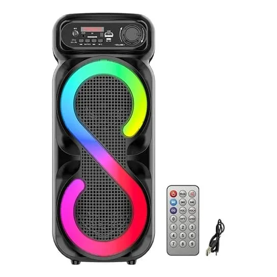 Corneta Portatil Fm Inalámbrica Bluetooth 8´´ 
