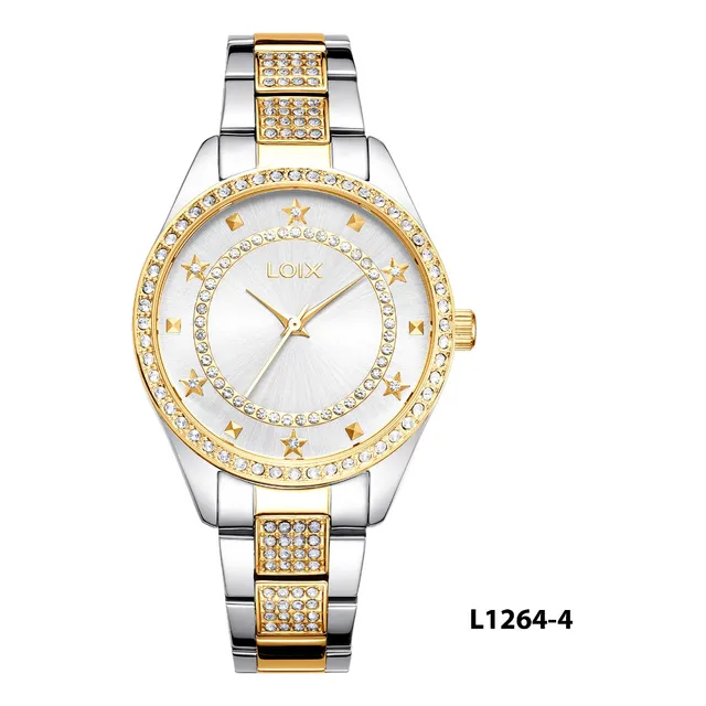 Reloj Mujer Loix® L1264-4 Plateado Con Dorado