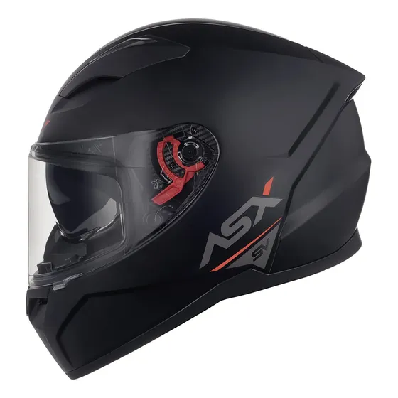 Capacete Asx City Sv Com Oculos Interno Integral Preto Fosco — foto 2