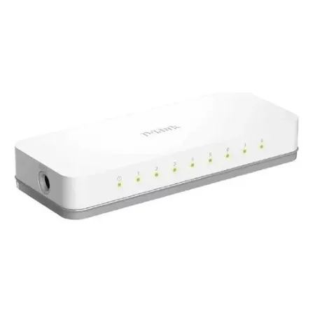 Switch 8 Puertos 10/100/1000mbps D-link