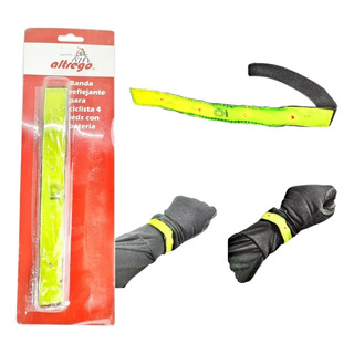 Banda Reflejante Para Bicicleta Muñecas Mochila Pantalón Luz Banda Reflejante Para Bicicleta Muñecas Mochila Pantalón Luz