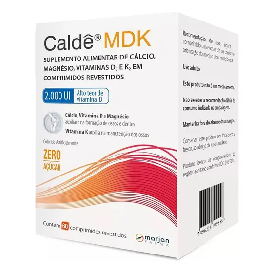 Caldê Mdk 2000ui Com 60 Comprimidos