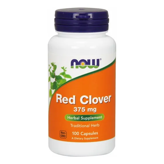 Supplement Now Foods Red Clover 100 Cápsulas (paquete De 2)