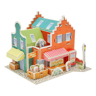 Playground Circus - Kit De Bricolage 3d Puzzle Paper House P Playground Circus - Kit De Bricolage 3d Puzzle Paper House P