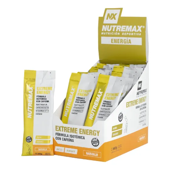 Extreme Energy Monodosis 20 Sobres X 40g Isotonico Cafeina L