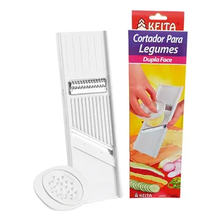 Cortador Ralador Fatiador De Legumes Dupla Face Keita C/ Cortador Ralador Fatiador De Legumes Dupla Face Keita C/