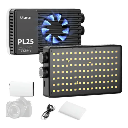 Painel Iluminador Led Amaran P60c Rgb Video Light 60w Com So