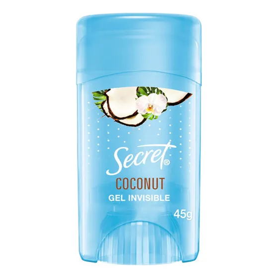 Gel Invisible Antitranspirante Secret Coco 45 G Secret Coco 45 G