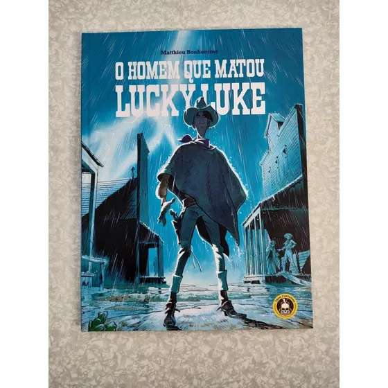 O Homem Que Matou Lucky Luke Ed. Trem Fantasma Hq 