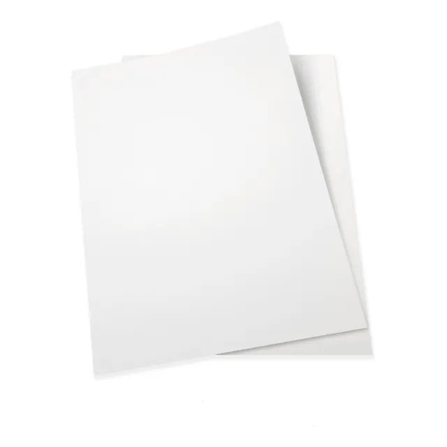 Cartulina Hilo Blanca 200grs. Tamaño 13.78cm X 21.59