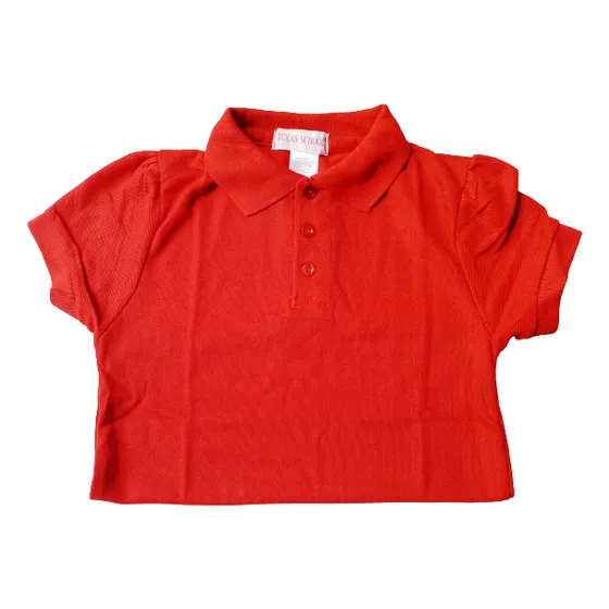 Docena De Chemise Escolar Roja Manga Princesa Talla 4-6-8